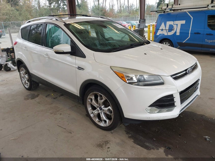 Vin: 1fmcu9j96euc55315, lot: 46806726, ford escape titanium 20141