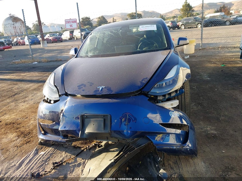 TESLA MODEL 3 2021 VIN 5YJ3E1EB7MF999013
