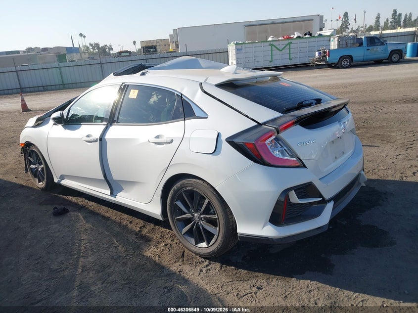Vin: shhfk7h65mu207379, lot: 46806748, honda civic ex 20213