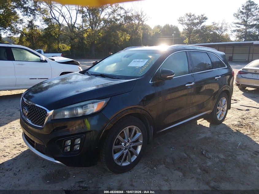 Vin: 5xypk4a5xgg122038, lot: 46806765, kia sorento 3.3l sxl 20162