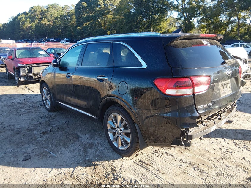 Vin: 5xypk4a5xgg122038, lot: 46806765, kia sorento 3.3l sxl 20163