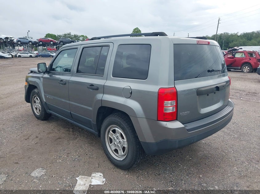 Vin: 1c4njpba5cd661103, lot: 46806775, jeep patriot sport 20123