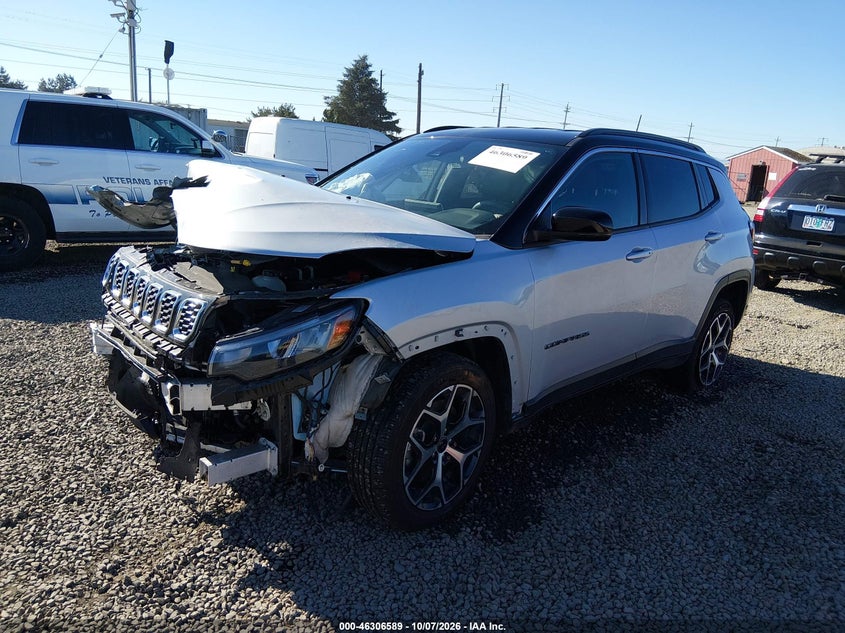 Vin: 3c4njdcn0st512235, lot: 46806788, jeep compass limited 4x4 20252