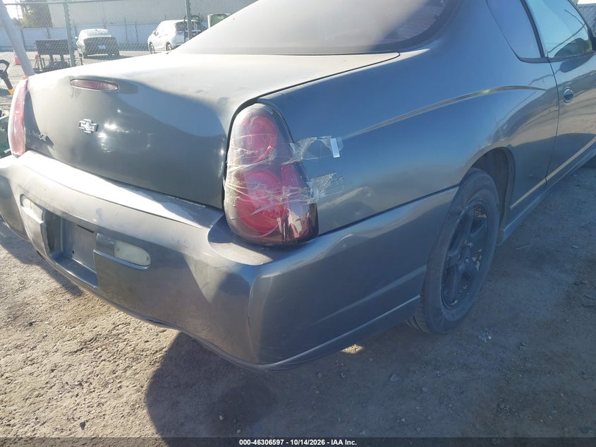 CHEVROLET MONTE CARLO 2005 VIN 2G1WW12E059239870