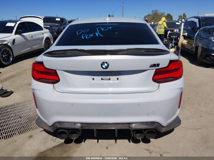 BMW M2 2021 VIN WBS2U7C00M7G44575