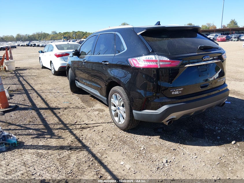 Vin: 2fmpk4k99kbc49728, lot: 46806853, ford edge titanium 20193