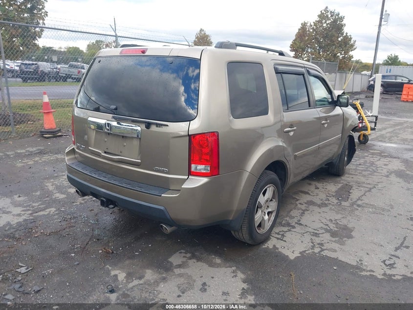 Vin: 5fnyf4h50bb076010, lot: 46806857, honda pilot ex-l 20114