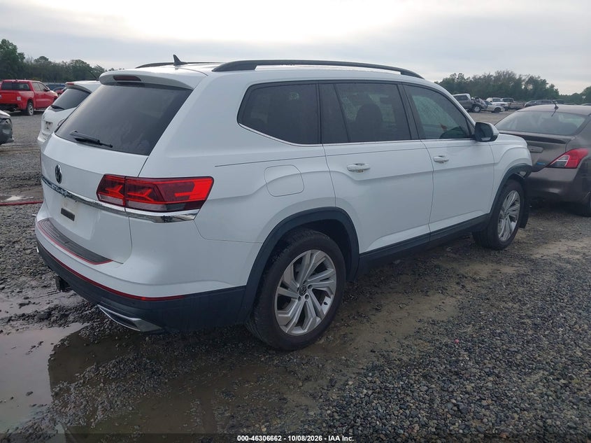 Vin: 1v2jr2ca3mc512042, lot: 46806861, volkswagen atlas 3.6l v6 se w/technology 20214