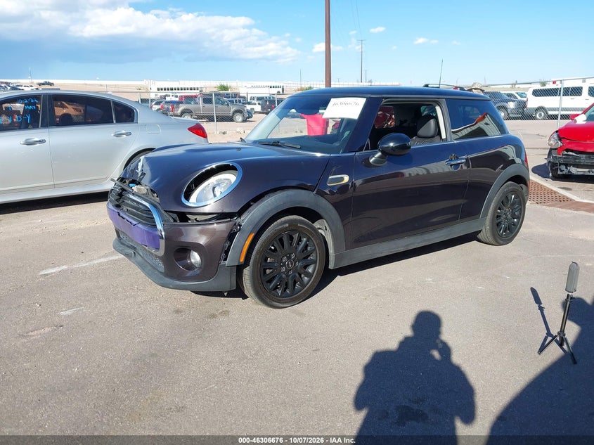 Vin: wmwxp5c59g3b76214, lot: 46806875, mini hardtop cooper 20162