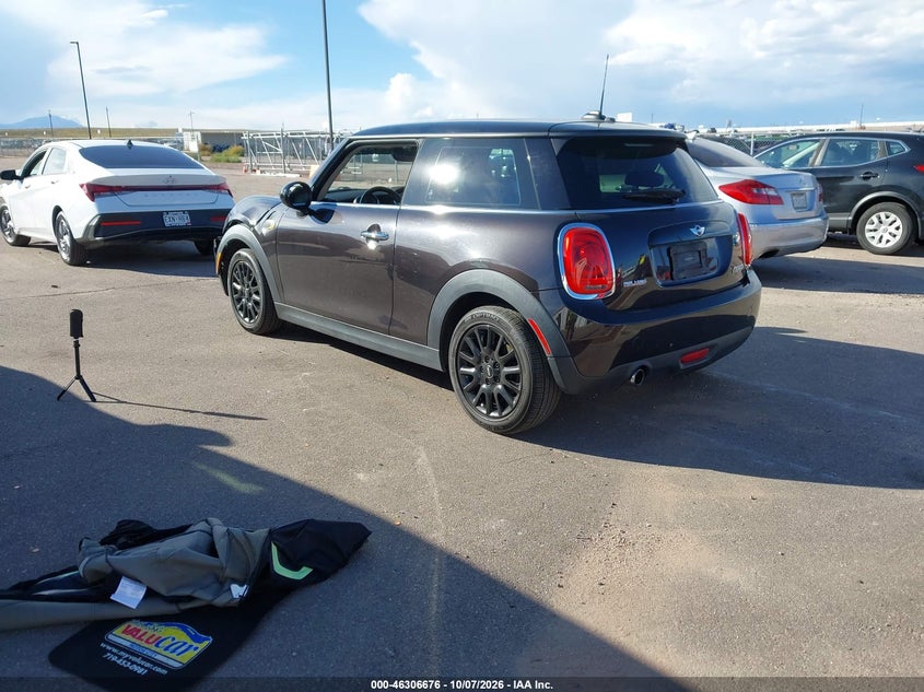 Vin: wmwxp5c59g3b76214, lot: 46806875, mini hardtop cooper 20163