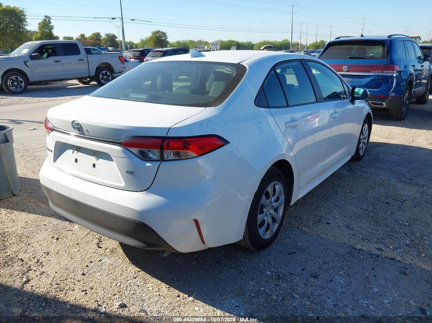 Vin: 5yfb4mde9sp322333, lot: 46806883, toyota corolla le 20254
