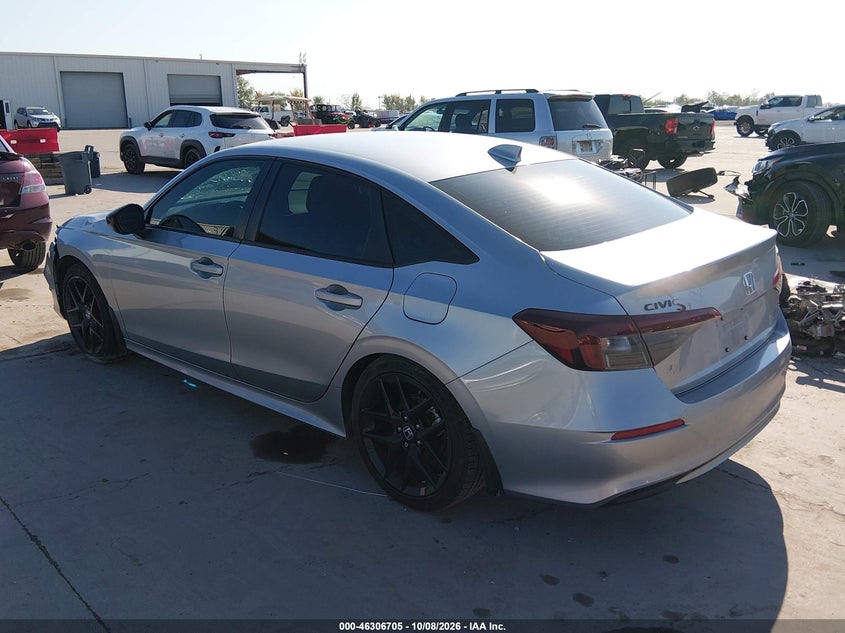 Vin: 2hgfe2f57th531935, lot: 46806904, honda civic sport 20263