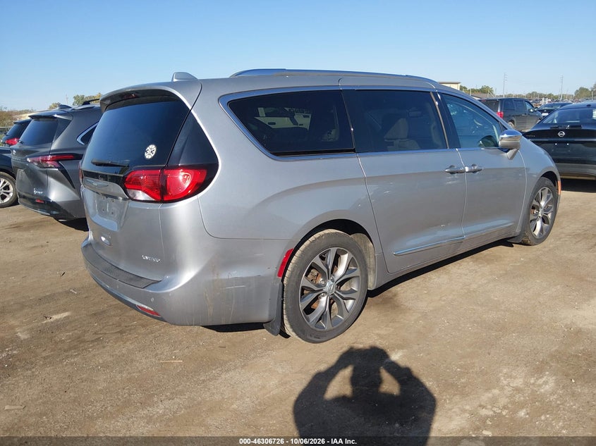 Vin: 2c4rc1gg4hr763020, lot: 46806925, chrysler pacifica limited 20174