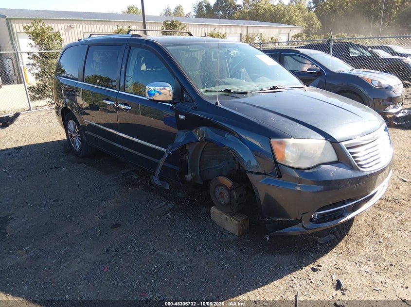 Vin: 2c4rc1cgxer257015, lot: 46806931, chrysler town & country touring-l 30th anniversary 20141