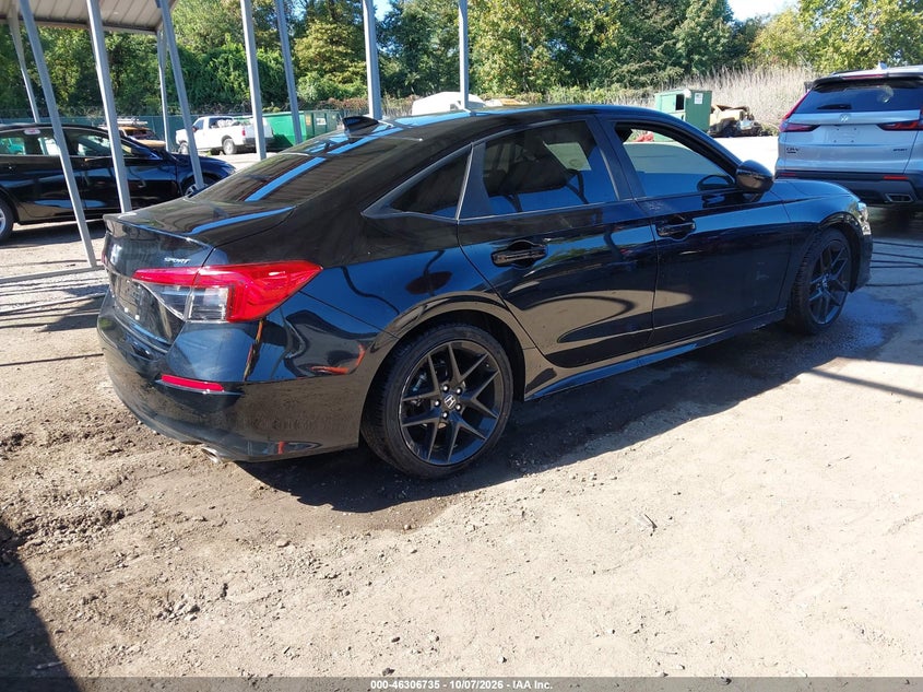 Vin: 2hgfe2f50rh593010, lot: 46806934, honda civic sport 20244