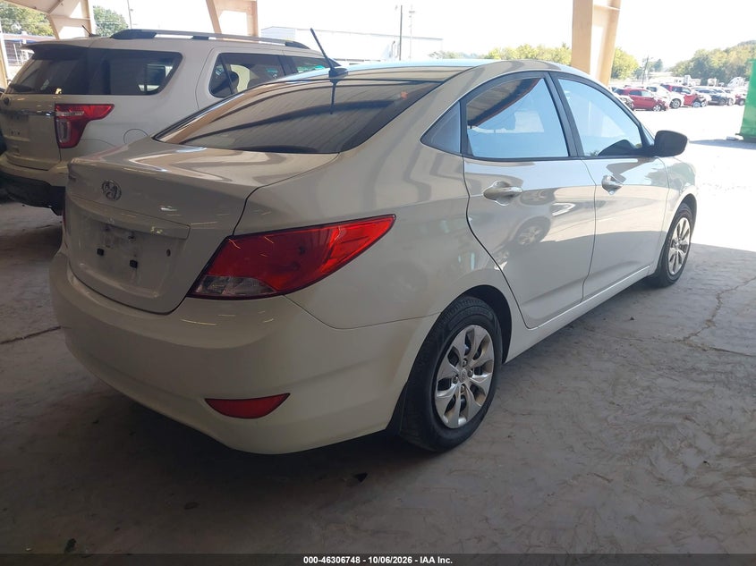 Vin: kmhct4ae2gu149840, lot: 46806947, hyundai accent se 20164