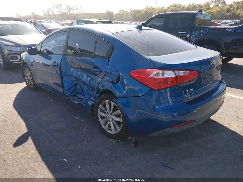 Vin: knafx4a62e5095782, lot: 46806952, kia forte lx 20143