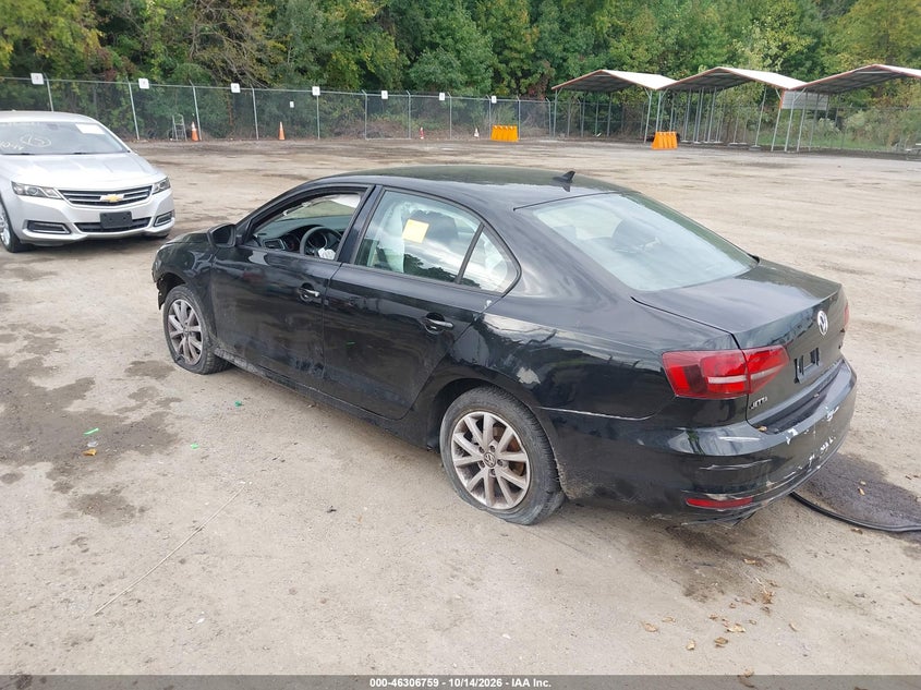 Vin: 3vwd07aj6fm324719, lot: 46806958, volkswagen jetta 1.8t se 20153