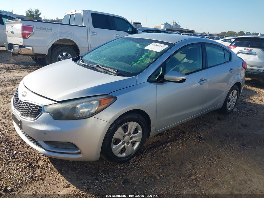 Vin: knafk4a69f5389325, lot: 46806984, kia forte lx 20152
