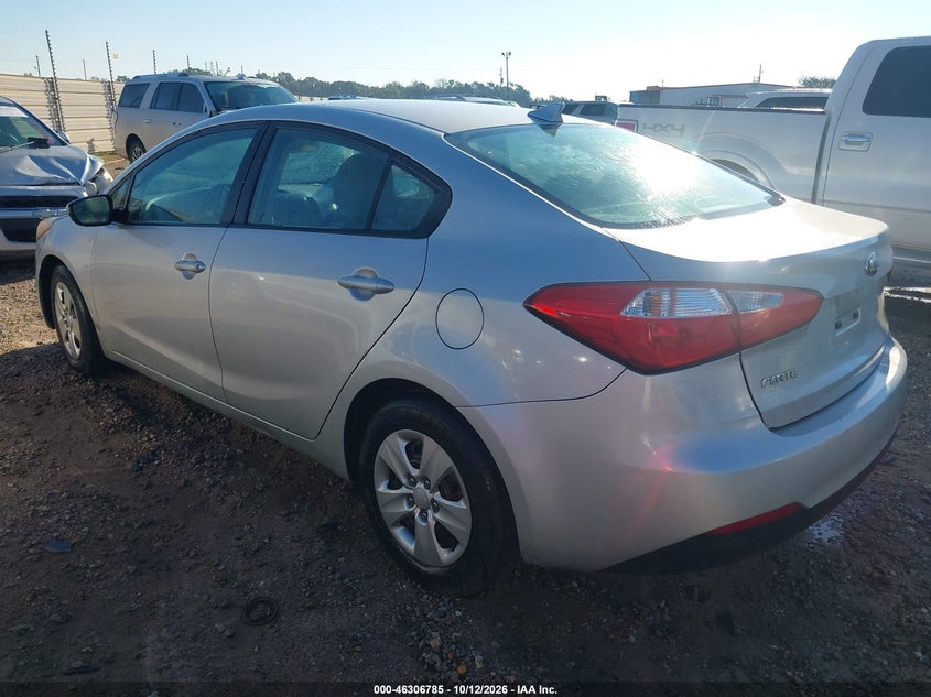 Vin: knafk4a69f5389325, lot: 46806984, kia forte lx 20153