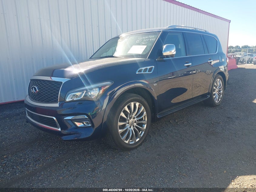 Vin: jn8az2ne9h9155152, lot: 46806988, infiniti qx80 20172