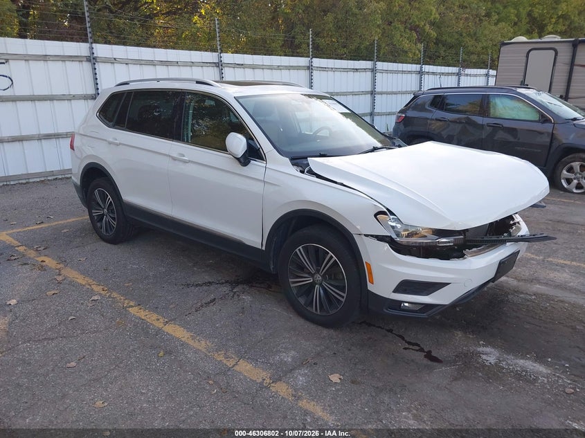 Vin: 3vv2b7ax7km037376, lot: 46807002, volkswagen tiguan 2.0t se/2.0t sel/2.0t sel r-line/2.0t sel r-line black 20191