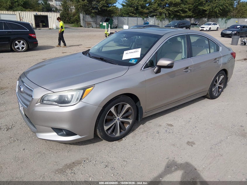 Vin: 4s3bnan61g3005682, lot: 46807004, subaru legacy 2.5i limited 20162