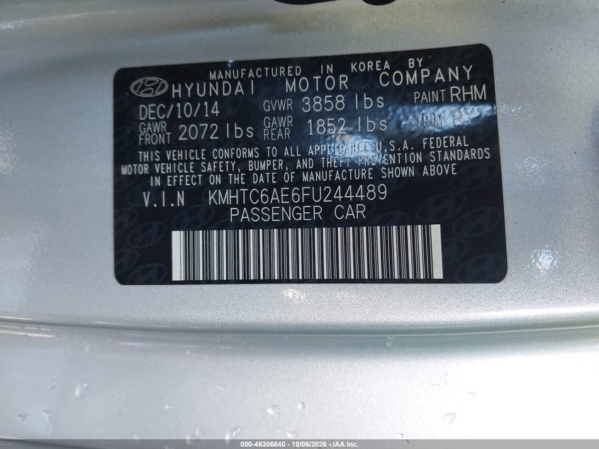 2015 HYUNDAI VELOSTER TURBO · Фото 9