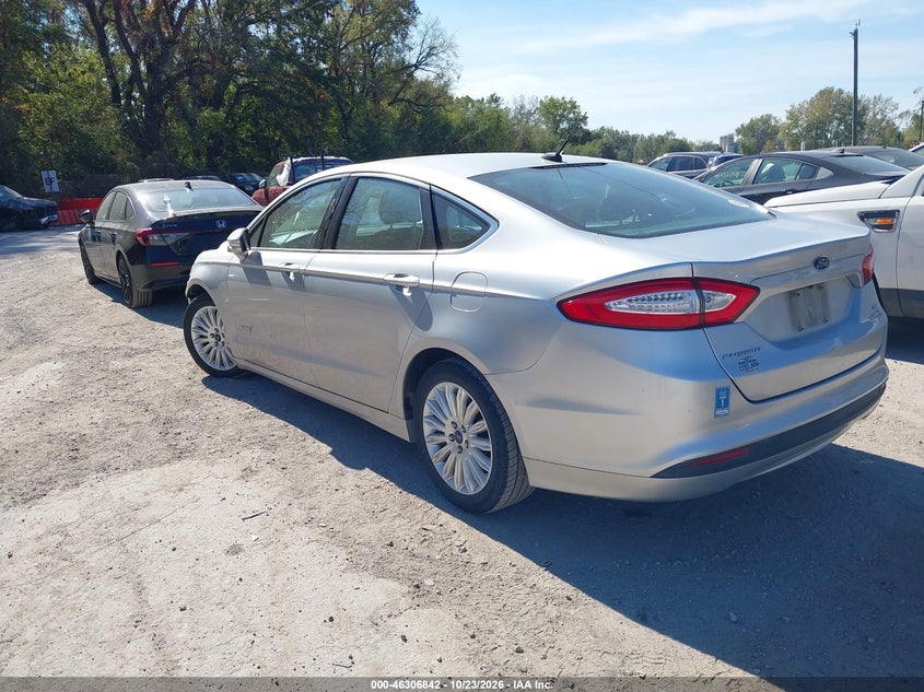 Vin: 3fa6p0lu9fr310831, lot: 46807041, ford fusion hybrid se 20153