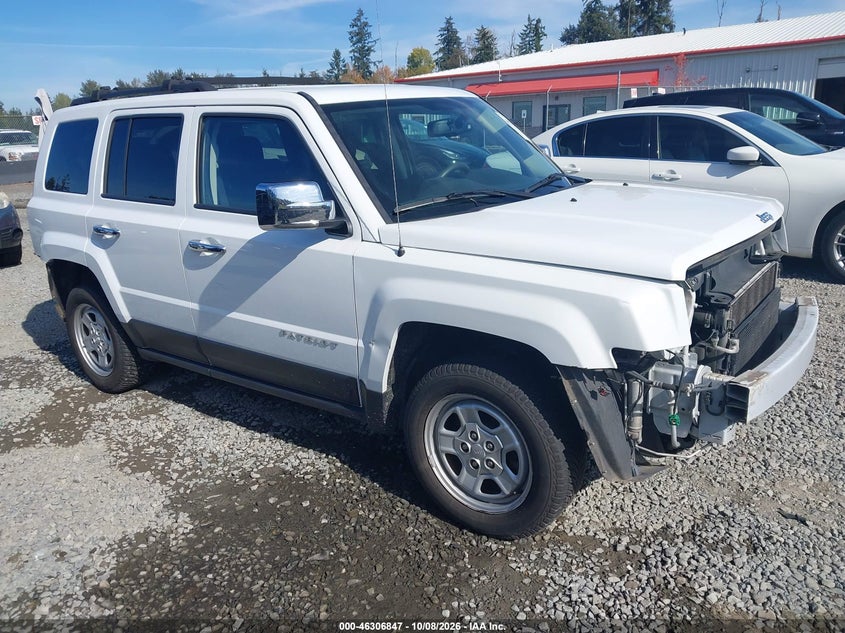 Vin: 1c4njrbb8hd135849, lot: 46807046, jeep patriot sport 4x4 20171