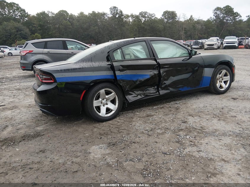 Vin: 2c3cdxat8kh567966, lot: 46807077, dodge charger police rwd 20194