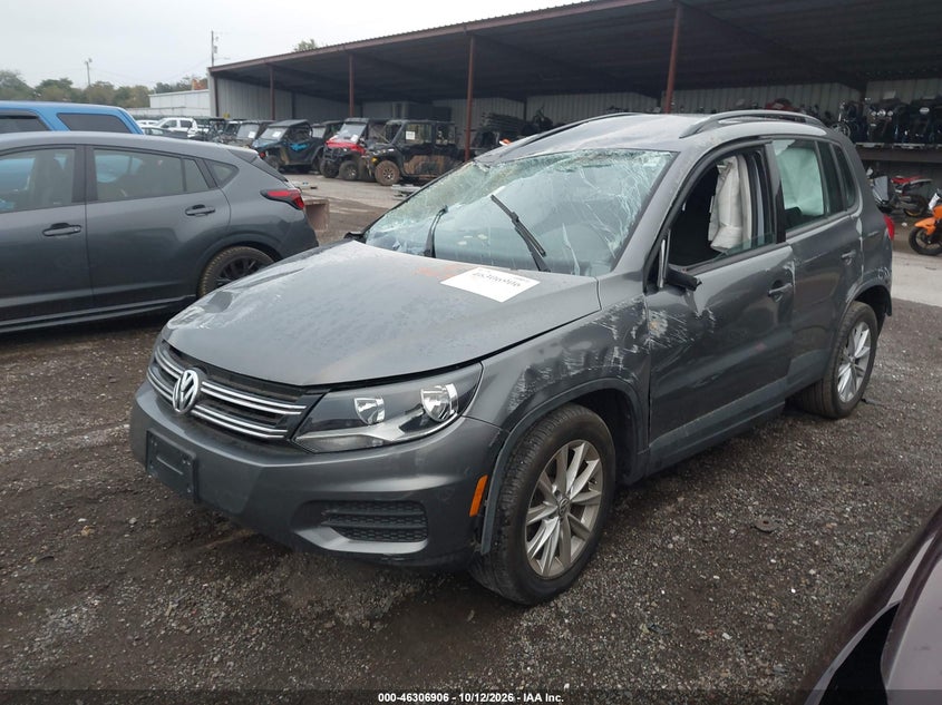 Vin: wvgbv7ax6hk042408, lot: 46807104, volkswagen tiguan 2.0t/2.0t s 20172