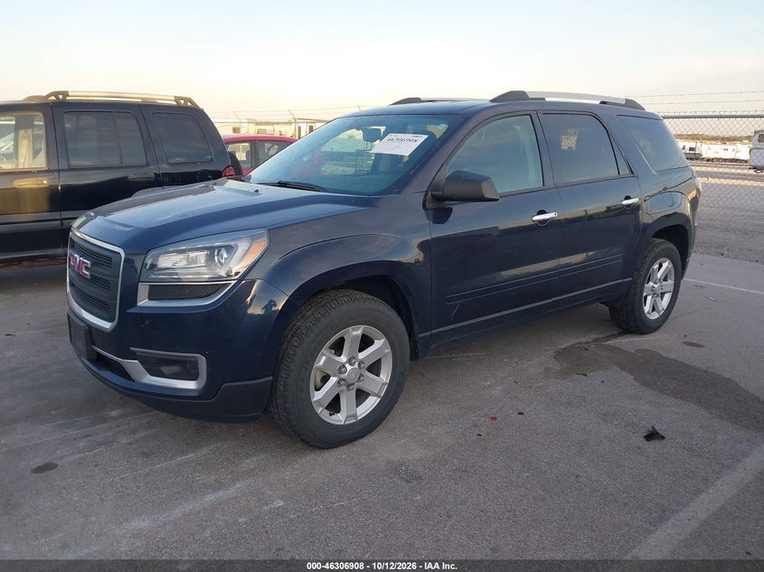 Vin: 1gkkvpkd5fj360424, lot: 46807107, gmc acadia sle-2 20152