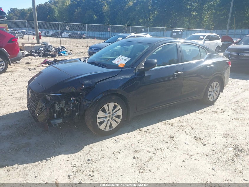 Vin: 3n1ab8bv1ry281222, lot: 46807119, nissan sentra s xtronic cvt 20242