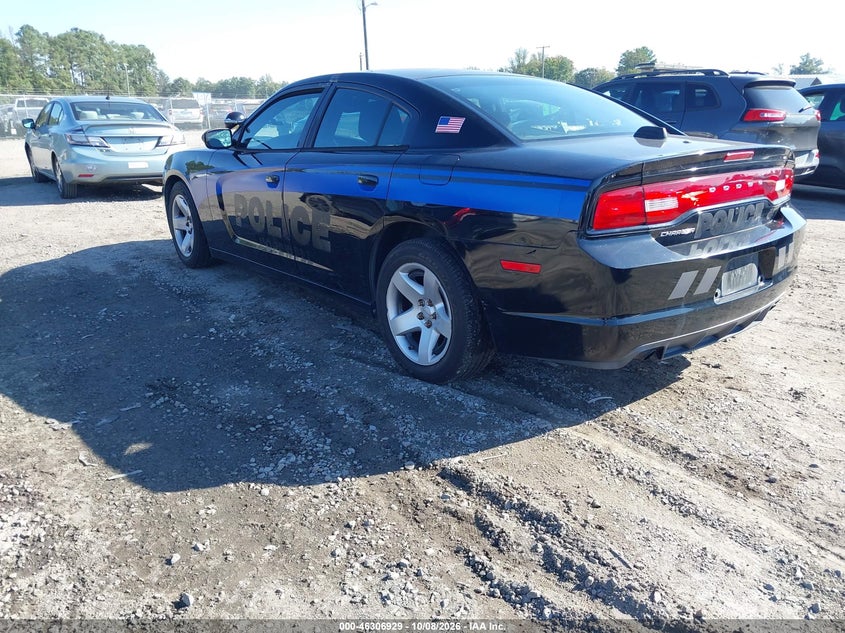 Vin: 2c3cdxat8eh125810, lot: 46807127, dodge charger police 20143
