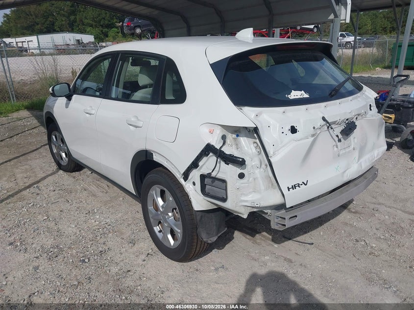 Vin: 3czrz1h34rm704109, lot: 46807129, honda hr-v 2wd lx 20243