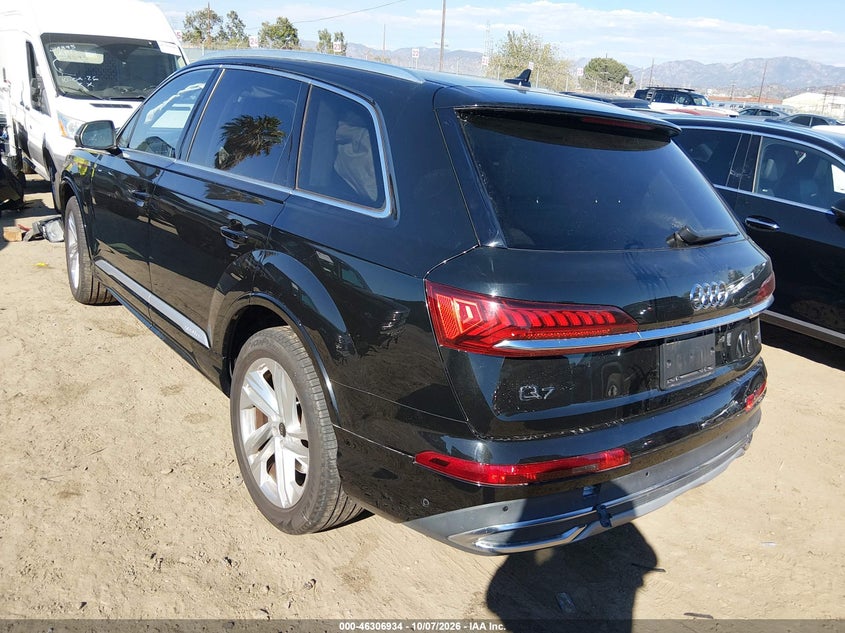 Vin: wa1acbf7xpd018675, lot: 46807133, audi q7 premium 45 tfsi quattro tiptronic 20233