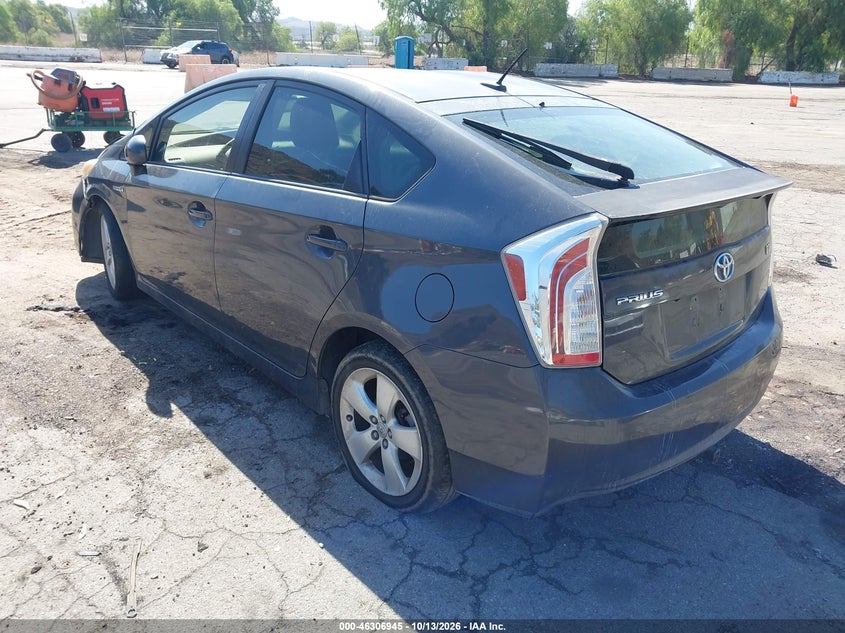 Vin: jtdkn3du1c5484132, lot: 46807144, toyota prius five 20123