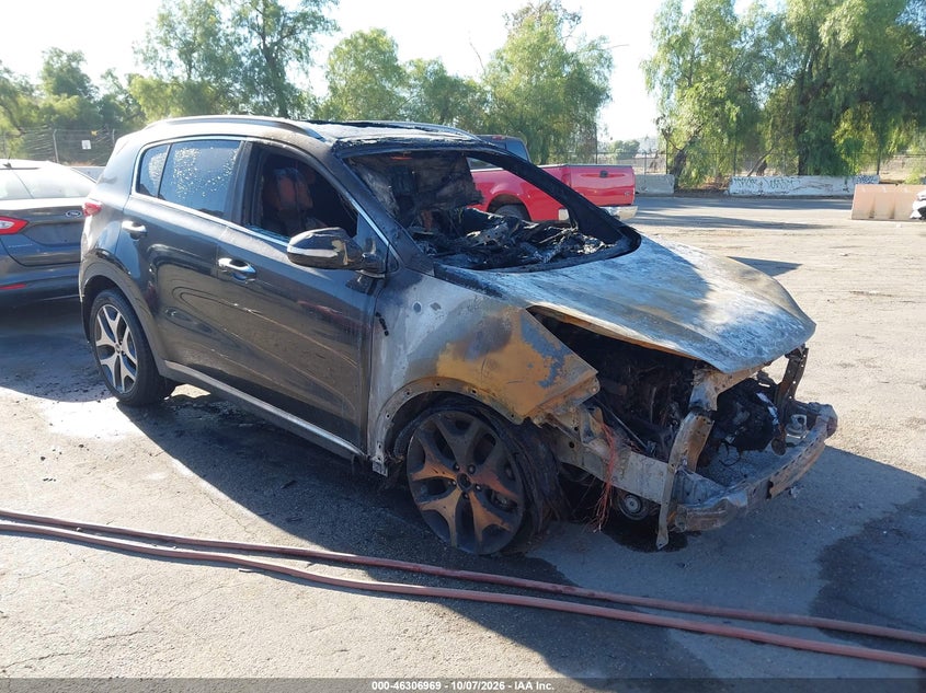 Vin: kndpr3a66h7218889, lot: 46807168, kia sportage sx turbo 20171