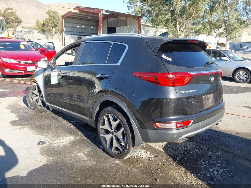 Vin: kndpr3a66h7218889, lot: 46807168, kia sportage sx turbo 20173