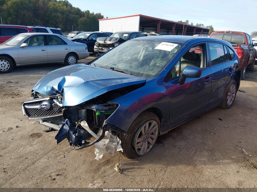Vin: jf1gpac63fh269545, lot: 46807197, subaru impreza 2.0i premium 20152