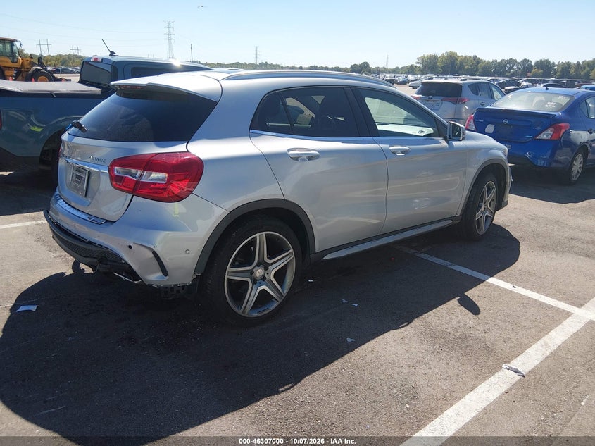 Vin: wdctg4gb5fj081002, lot: 46807199, mercedes-benz gla 250 4matic 20154