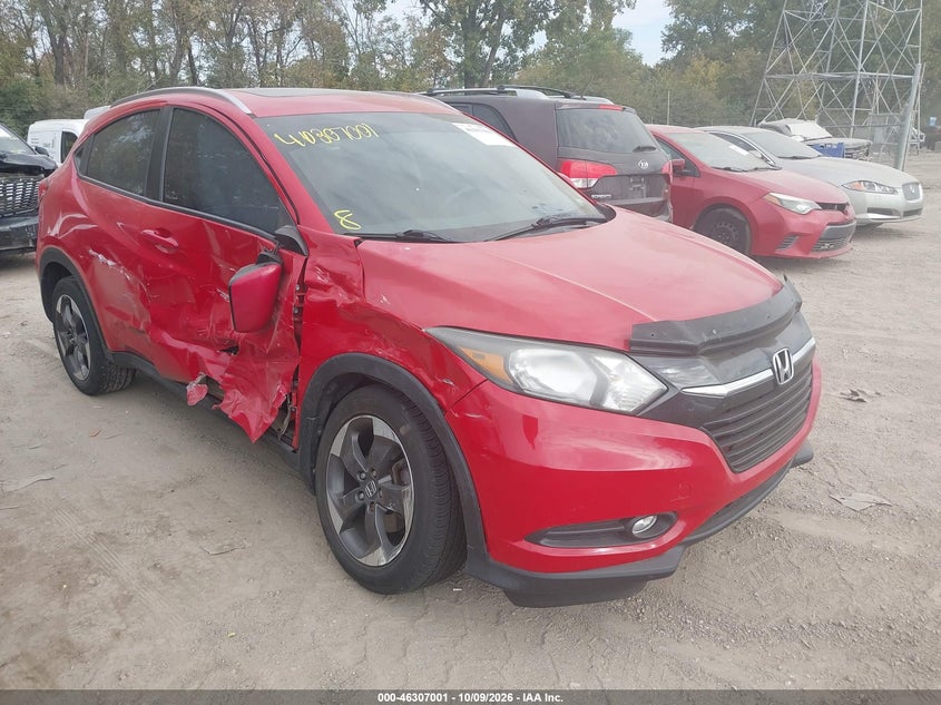 Vin: 3czru6h70jm713182, lot: 46807200, honda hr-v ex-l 20181