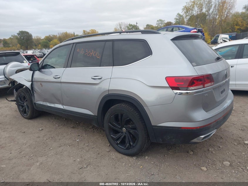 Vin: 1v2kp2ca2nc513923, lot: 46807202, volkswagen atlas 2.0t se w/technology 20223