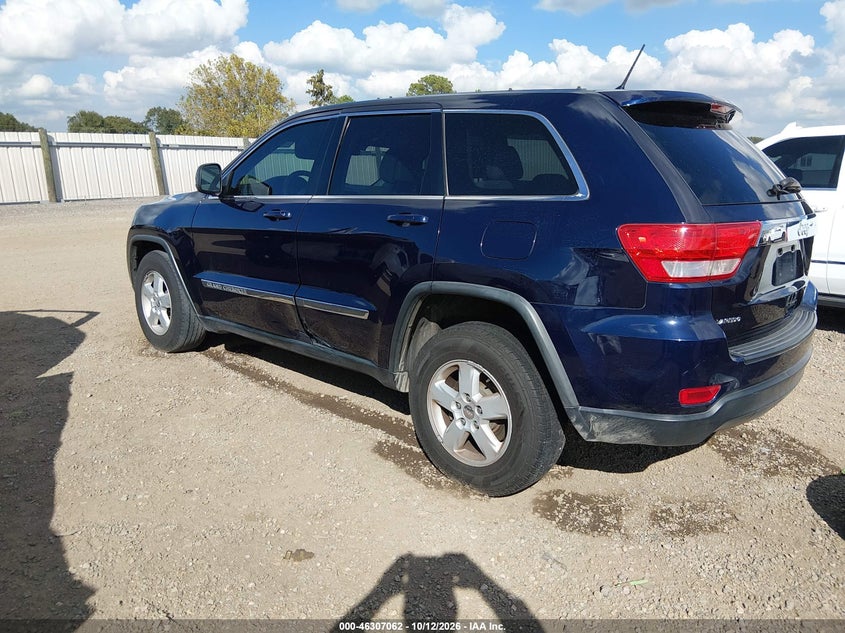 Vin: 1c4rjeag1dc519480, lot: 46807261, jeep grand cherokee laredo 20133