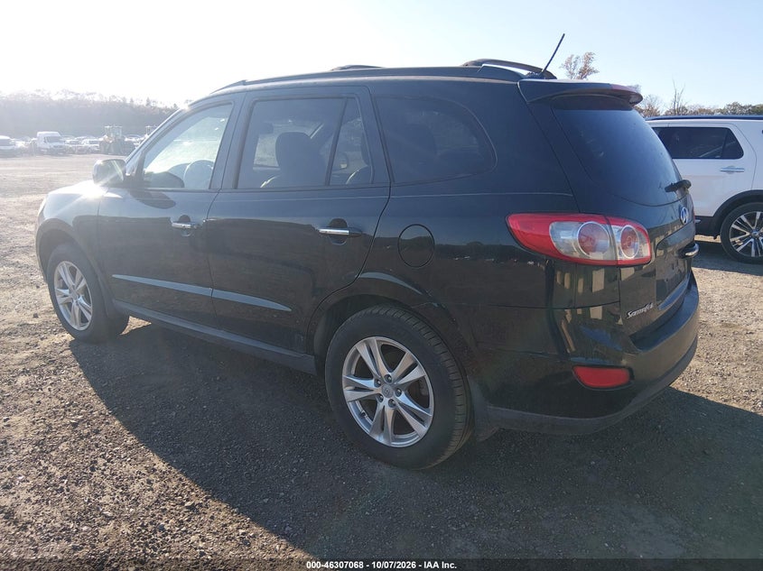 Vin: 5xyzkdagxcg156890, lot: 46807267, hyundai santa fe limited v6 20123