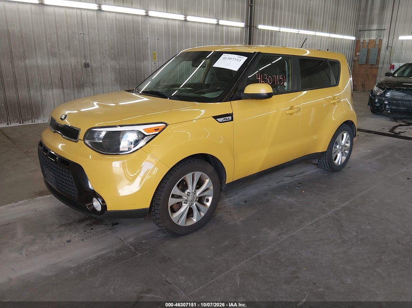 Vin: kndjp3a53g7251513, lot: 46807351, kia soul + 20162