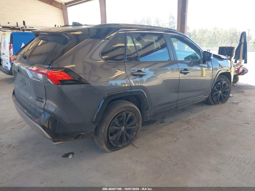 Vin: 2t3e6rfv9nw036946, lot: 46807398, toyota rav4 hybrid xse 20224