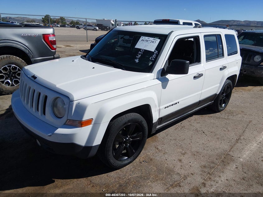 Vin: 1c4njpba5ed679183, lot: 46807402, jeep patriot altitude 20142