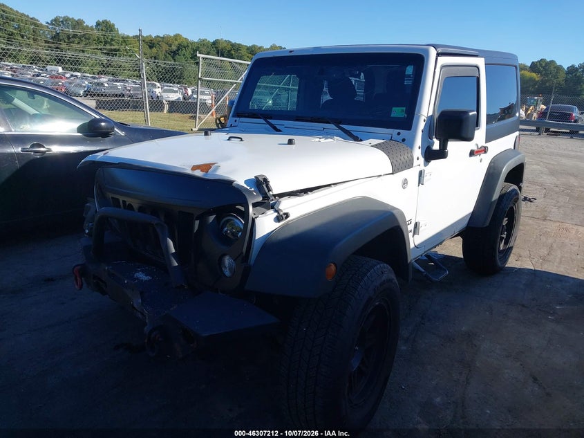 Vin: 1c4ajwag6hl530788, lot: 46807411, jeep wrangler sport 4x4 20172